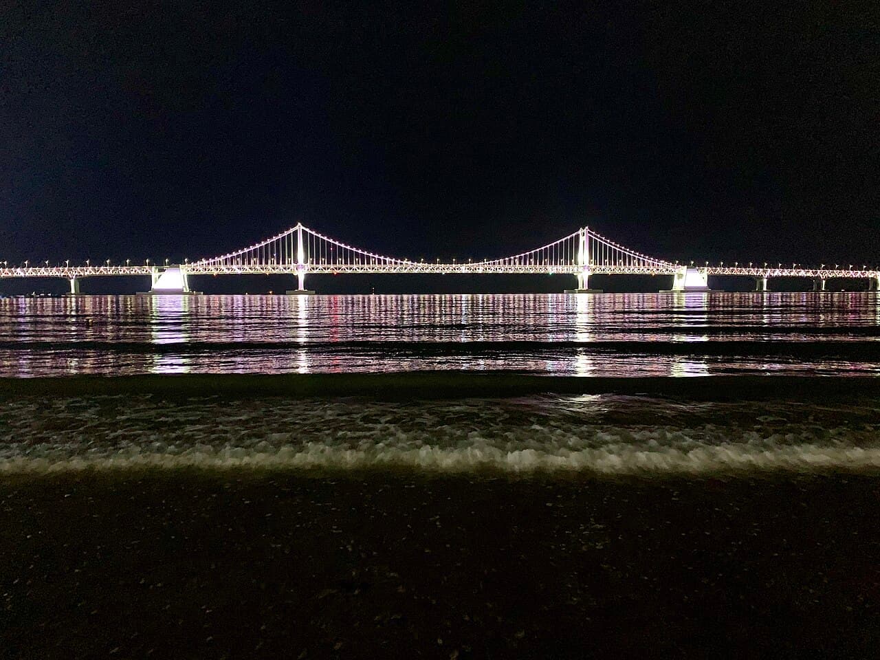 Gwangalli Beach and the Diamond Bridge, Busan