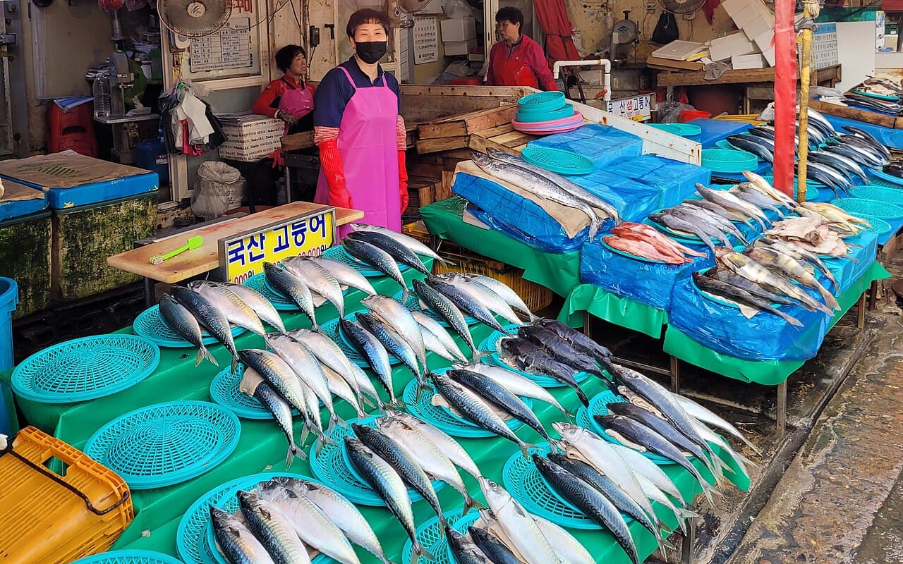 Jagalchi Fish Market, Busan