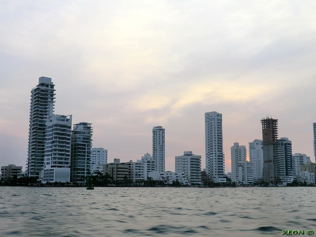 A sunset harbour cruise, Cartagena