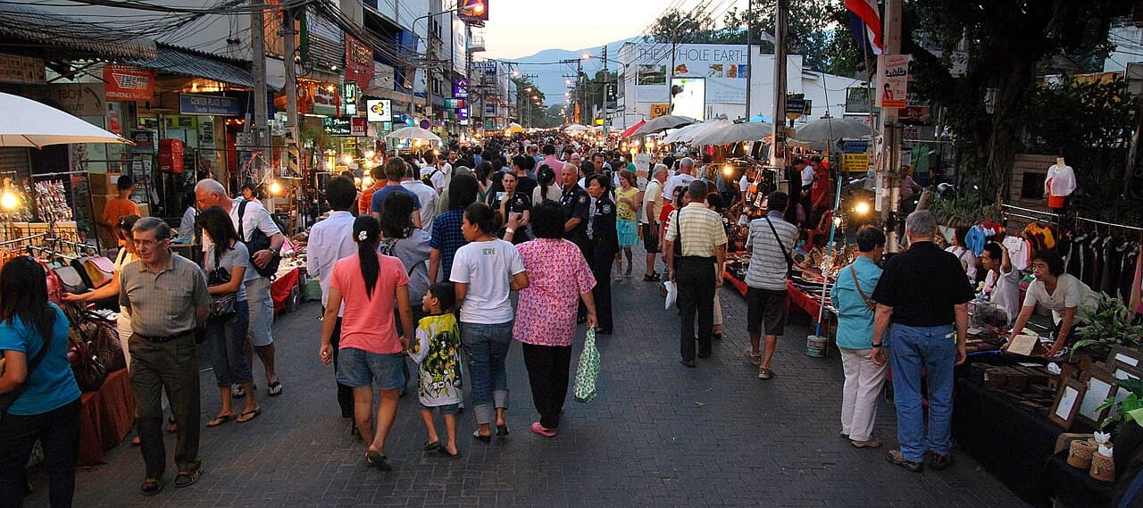 Sunday Walking Street market, Chiang Mai