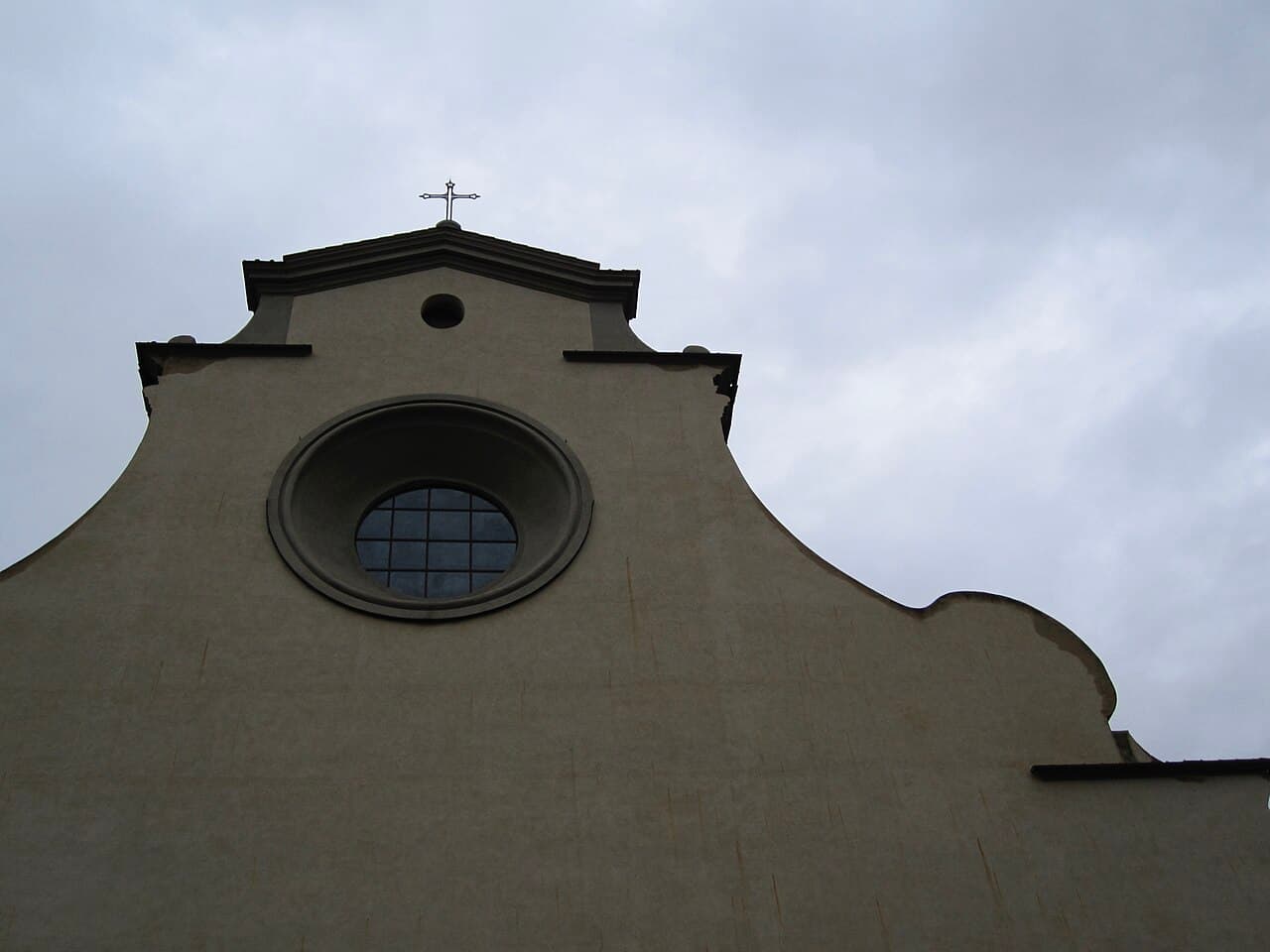 The church on Piazza Santo Spirito in the Oltrarno, Florence