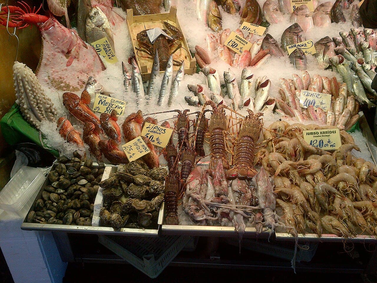 The food market at Kadıköy, Istanbul