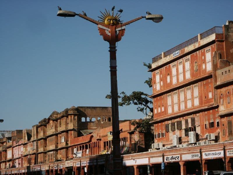 A bazaar in the Pink City, Jaipur