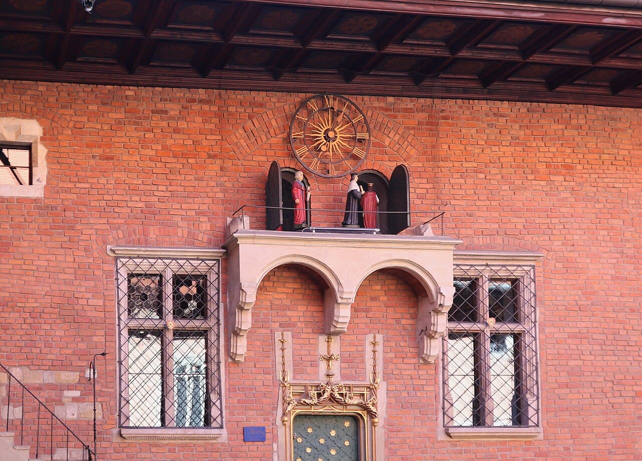 The Gothic courtyard of Collegium Maius, Kraków