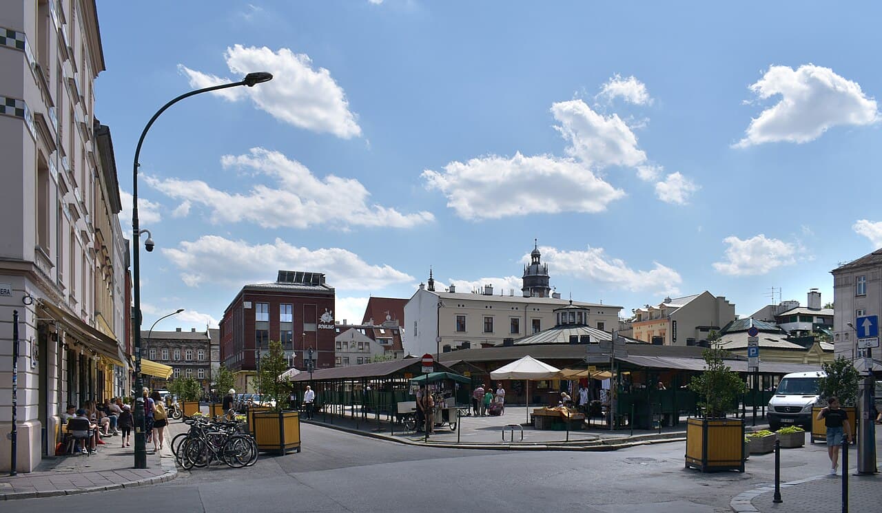 A lively bar in Kazimierz, Kraków