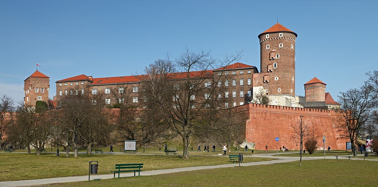 Wawel Castle above the Vistula, Kraków
