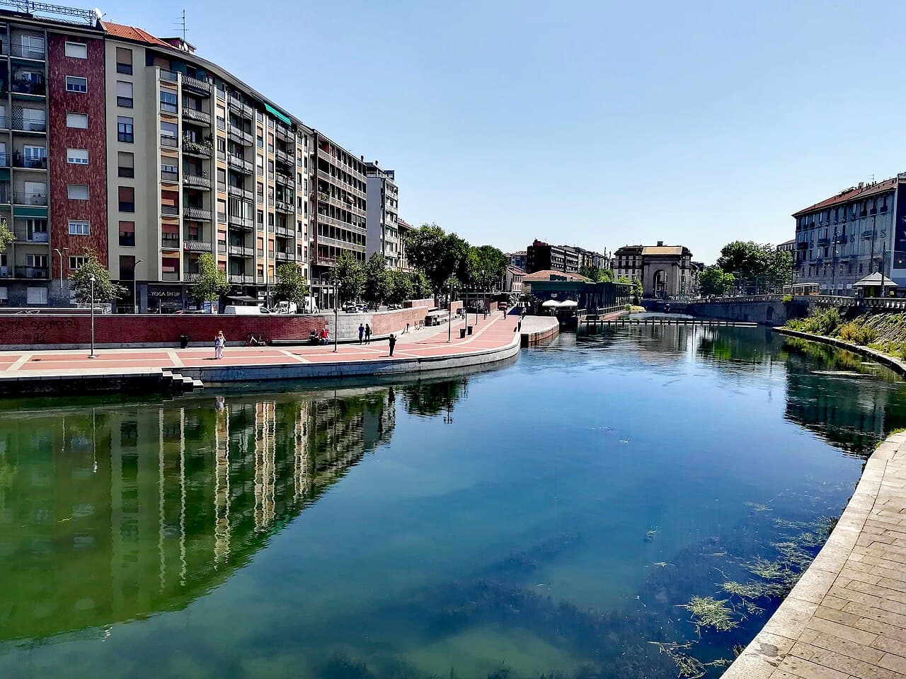 Aperitivo on the Navigli canals, Milan