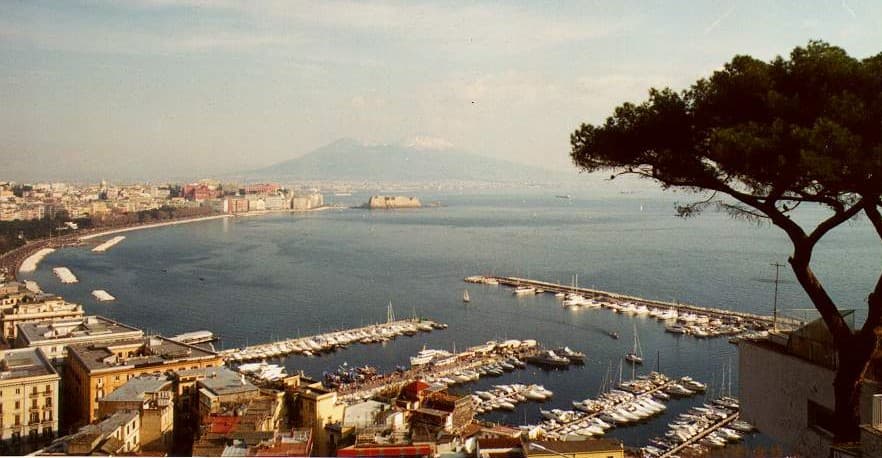 The bay of Naples from Posillipo