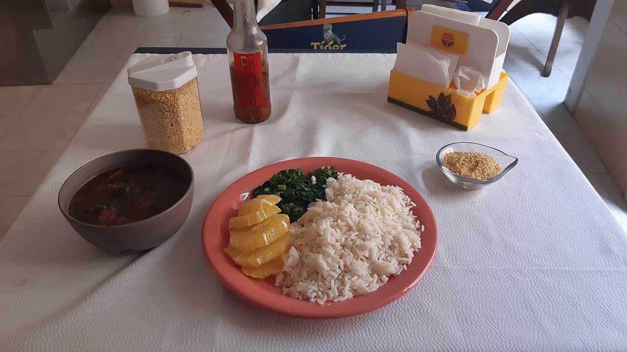 Feijoada, the Brazilian black bean stew