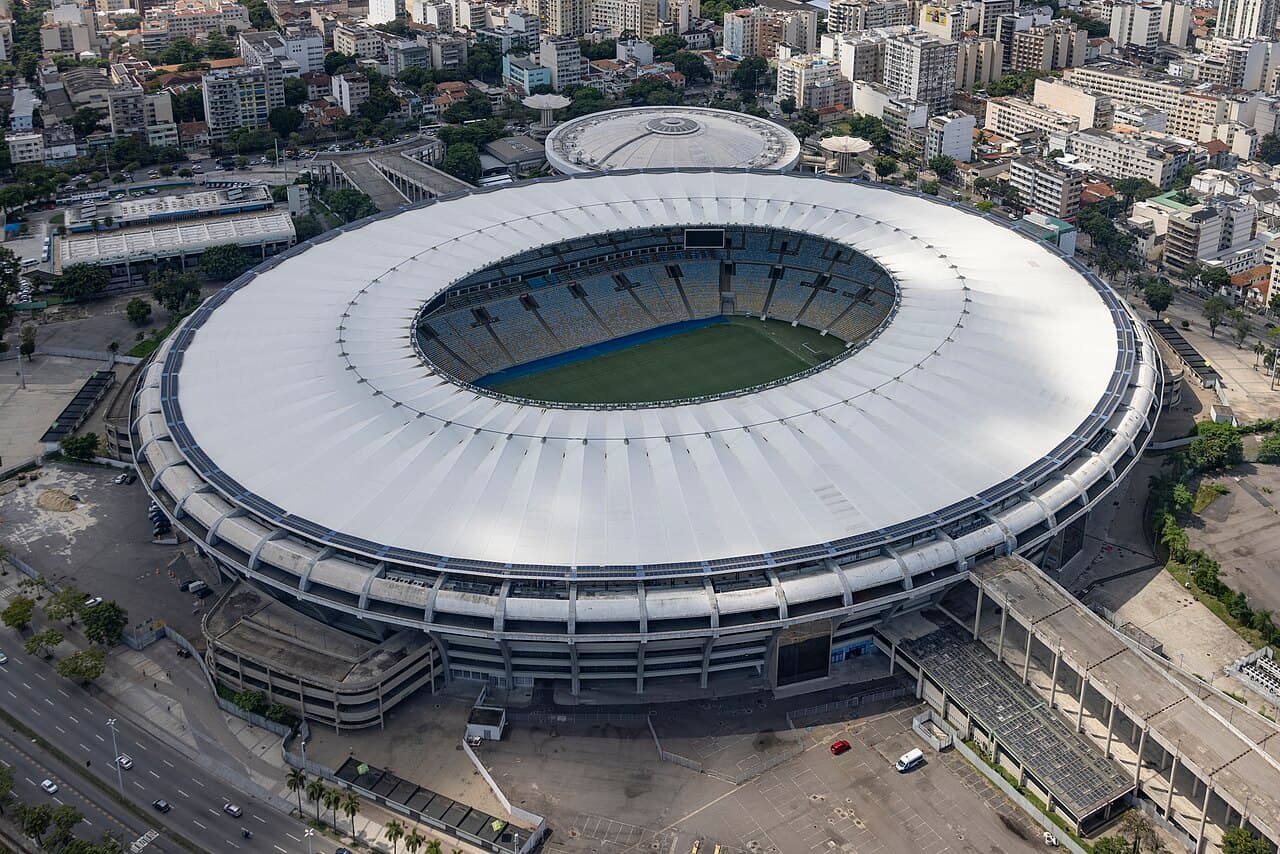 The Maracanã stadium, Rio de Janeiro