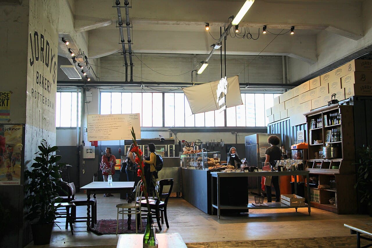 The Fenix Food Factory food hall in Katendrecht, Rotterdam