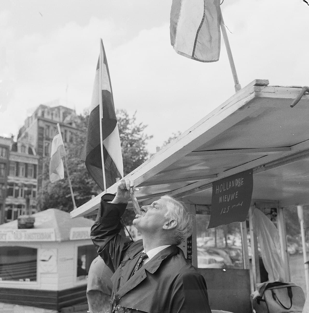 Dutch herring and street food