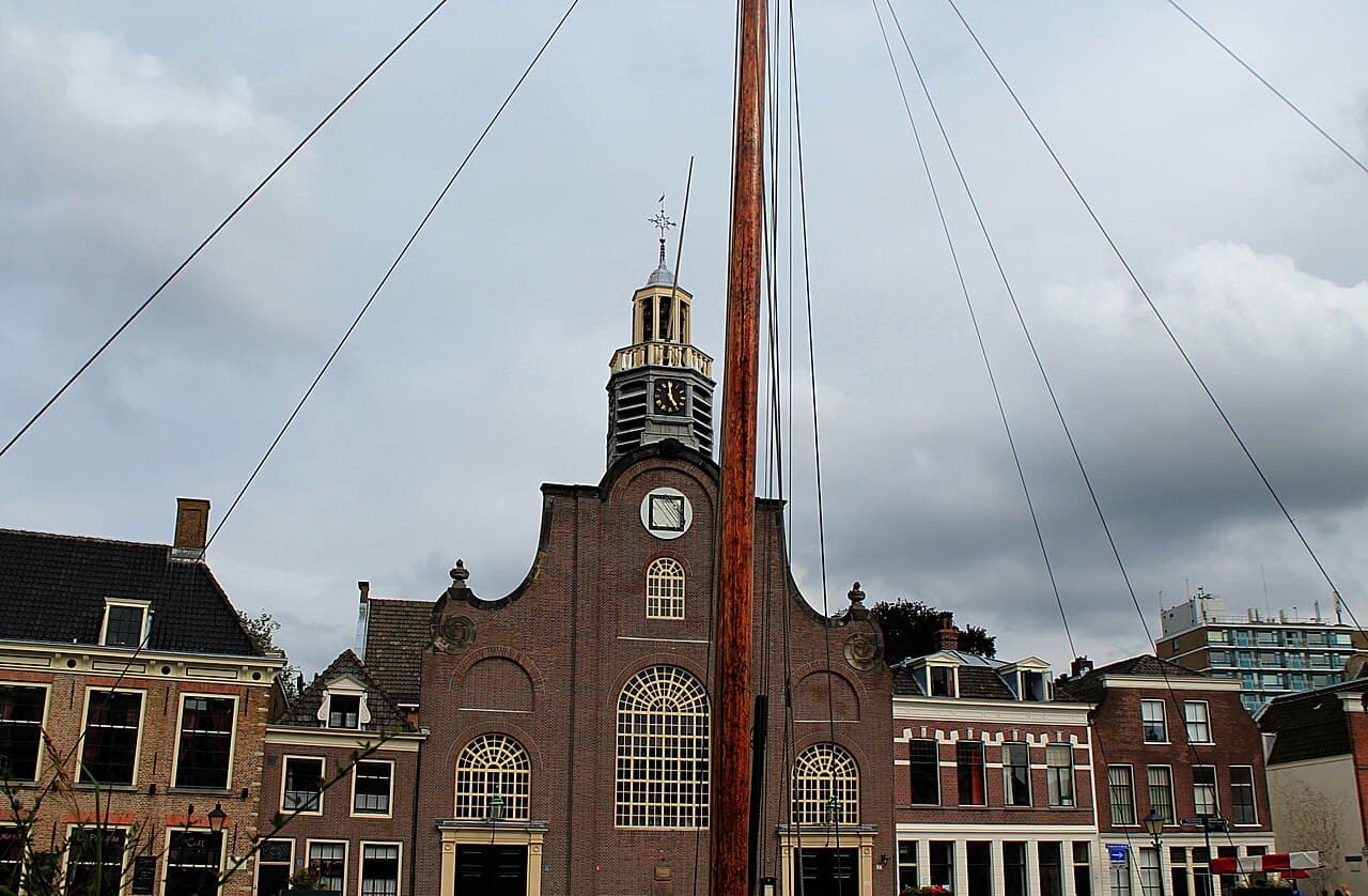 The Pilgrim Fathers' Church in Delfshaven, Rotterdam