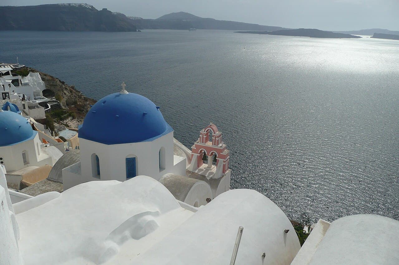 The caldera cliff path, Santorini