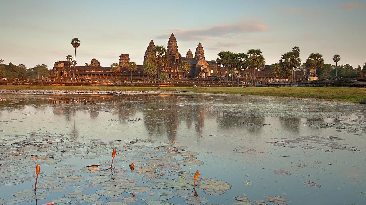 Sunset from Phnom Bakheng, Angkor, Cambodia
