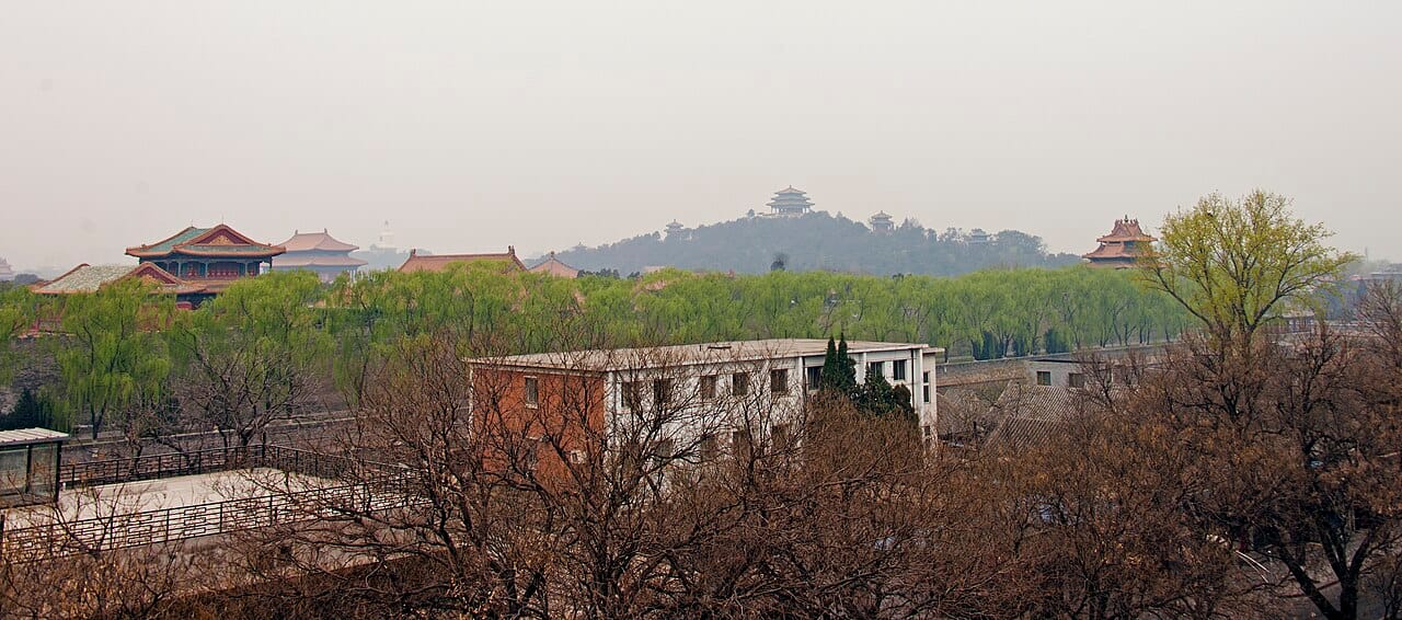 View over the Forbidden City from Jingshan Park, Beijing