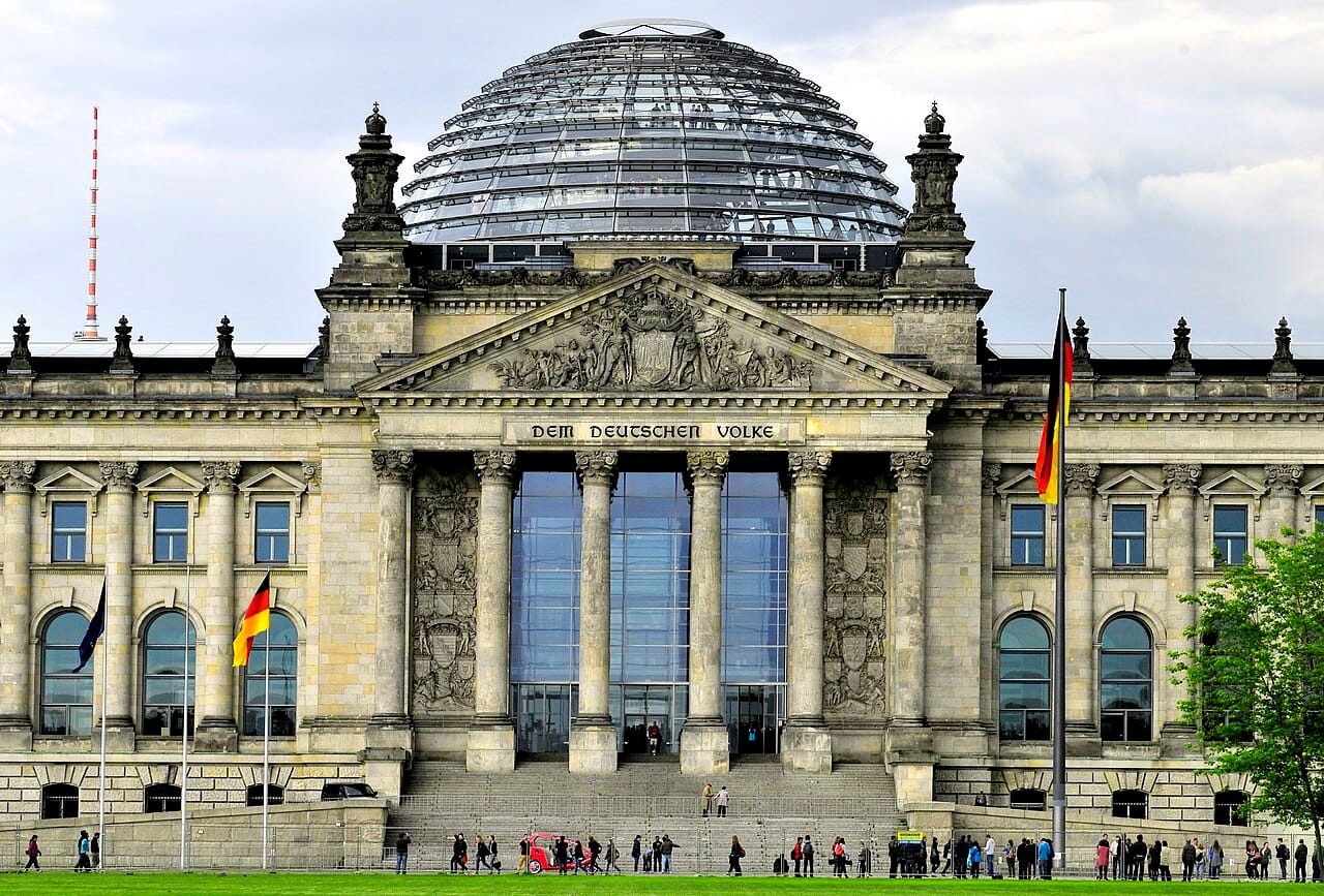 The Reichstag and its glass dome, Berlin
