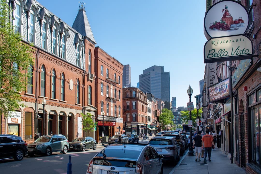 A street in Boston's North End, the Italian quarter