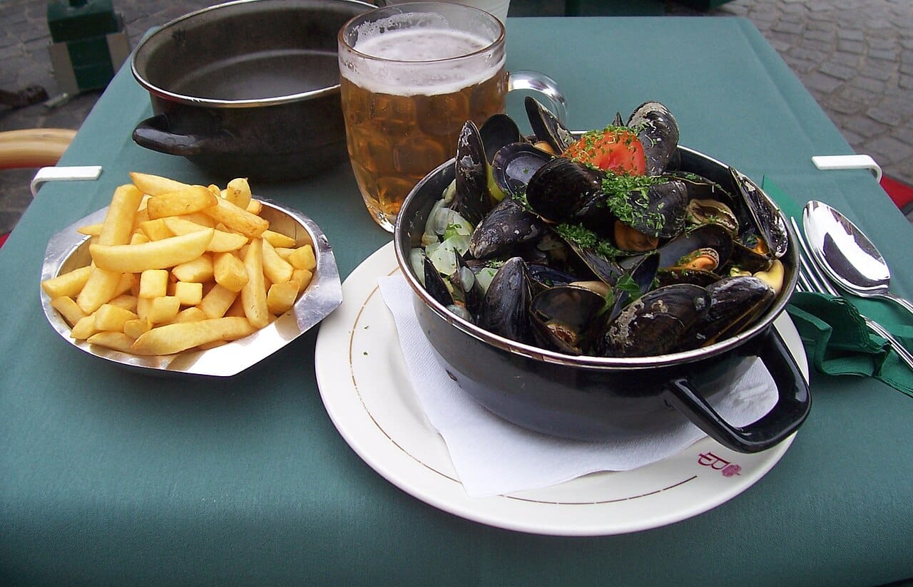 Moules-frites, Brussels