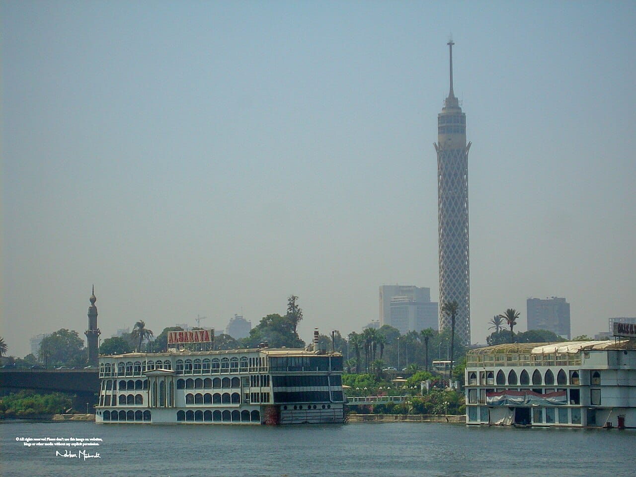 A Nile dinner cruise boat, Cairo