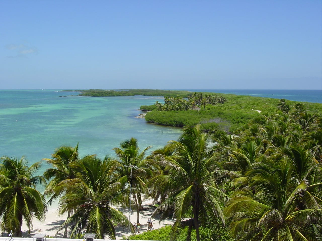 The palm-fringed protected island of Isla Contoy near Cancún