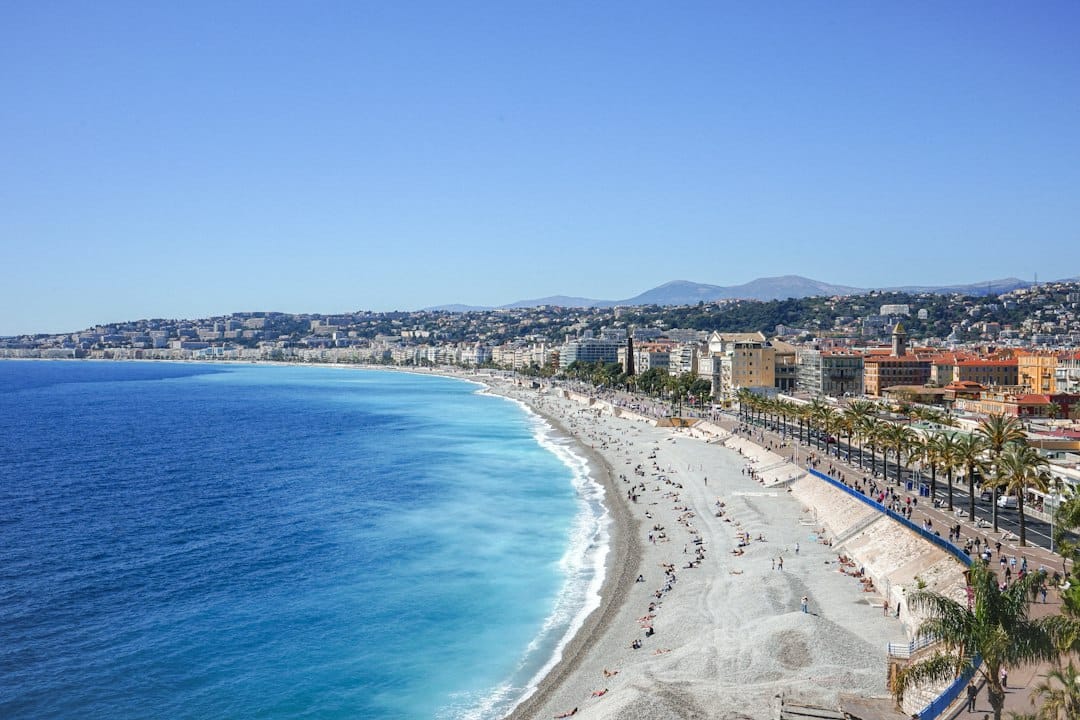 The quieter beaches at Pointe Croisette, Cannes