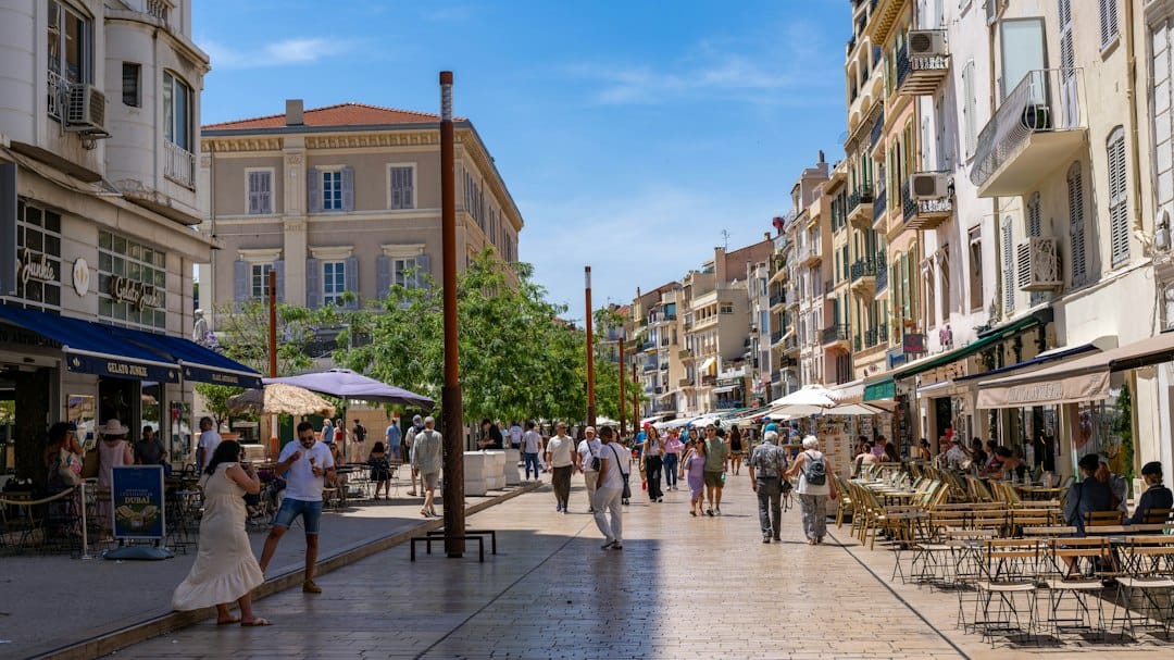 Rue d'Antibes shopping street, Cannes