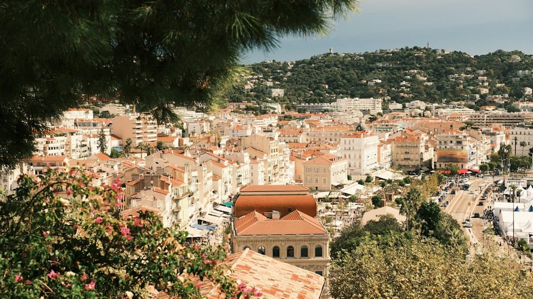 The old town of Le Suquet above Cannes