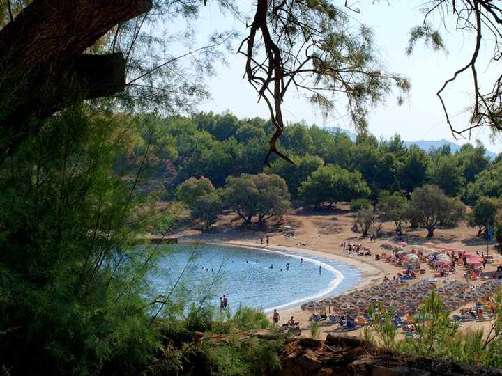 The coves of Agii Apostoli near Chania