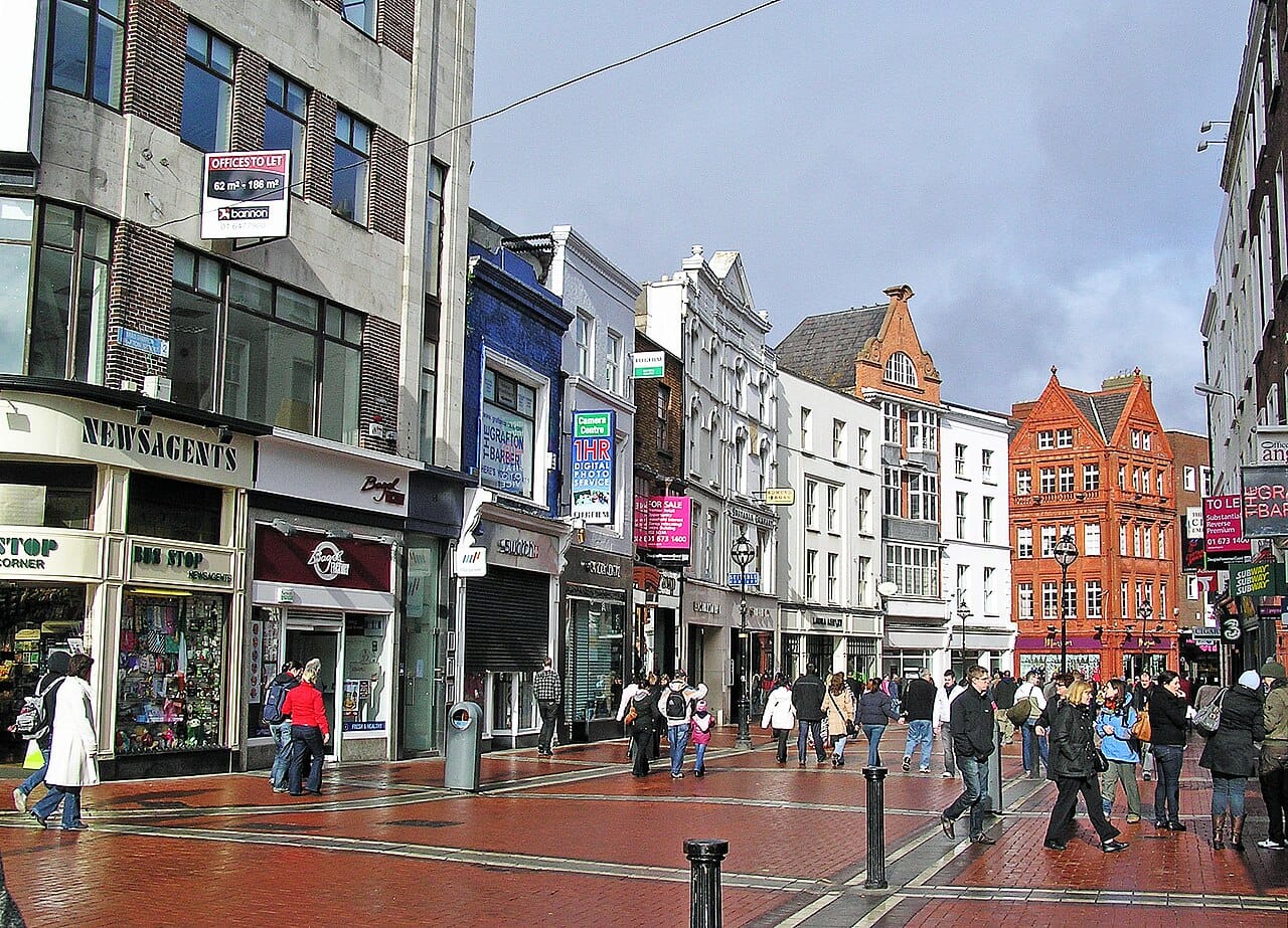 Buskers on Grafton Street, Dublin