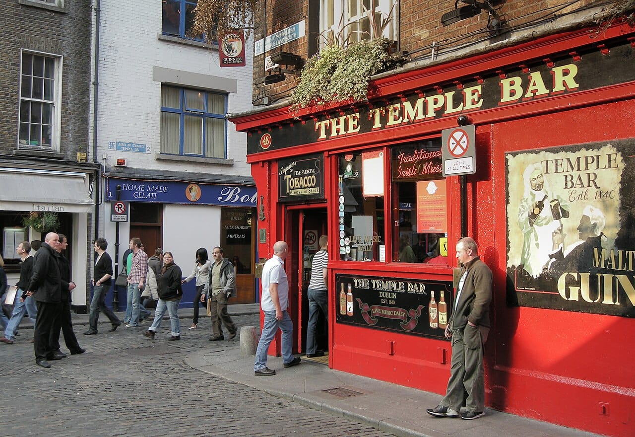 The pubs of Temple Bar, Dublin