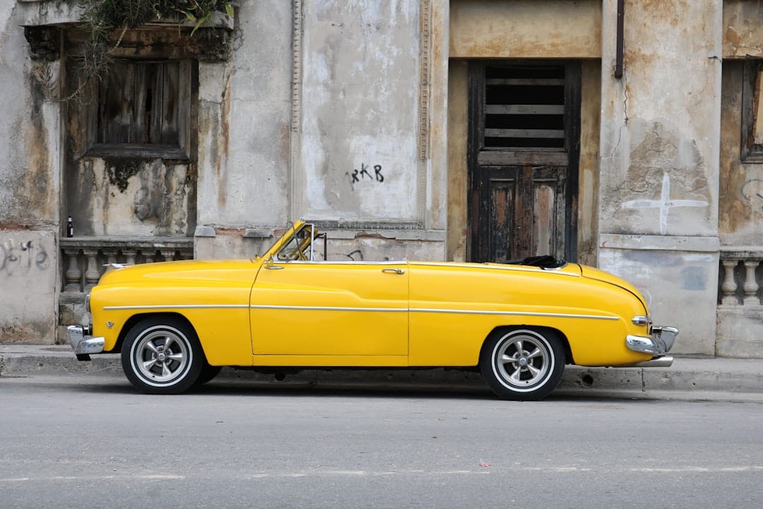 A vintage classic car in Havana