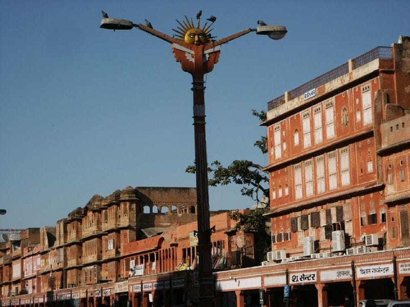 A bazaar in the Pink City, Jaipur