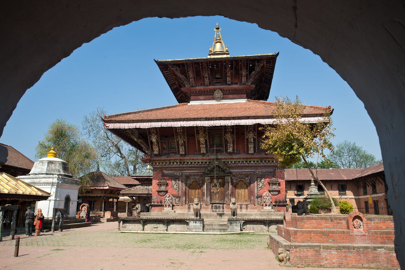 The carved pagoda temple of Changu Narayan near Kathmandu