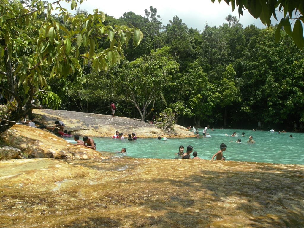 The Emerald Pool in the Krabi jungle