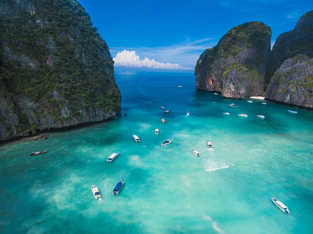 The Phi Phi Islands, near Krabi