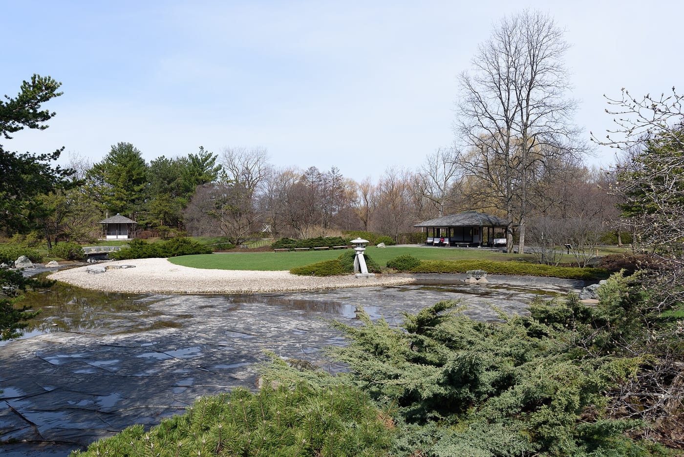 The Japanese garden at the Montreal Botanical Garden