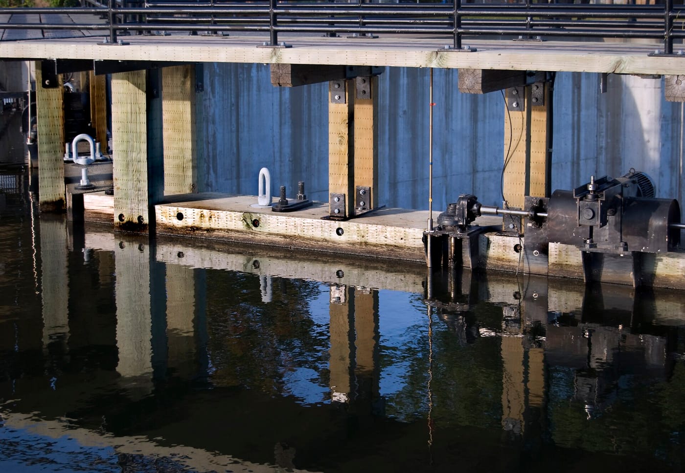 The Lachine Canal and old buildings in Montreal