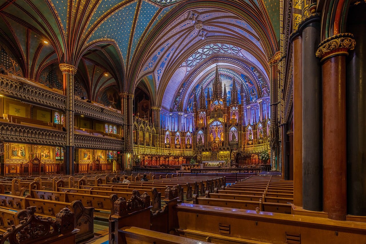 Notre-Dame Basilica interior, Montreal