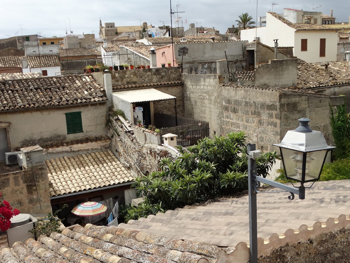 The old town and walls of Alcúdia in Mallorca