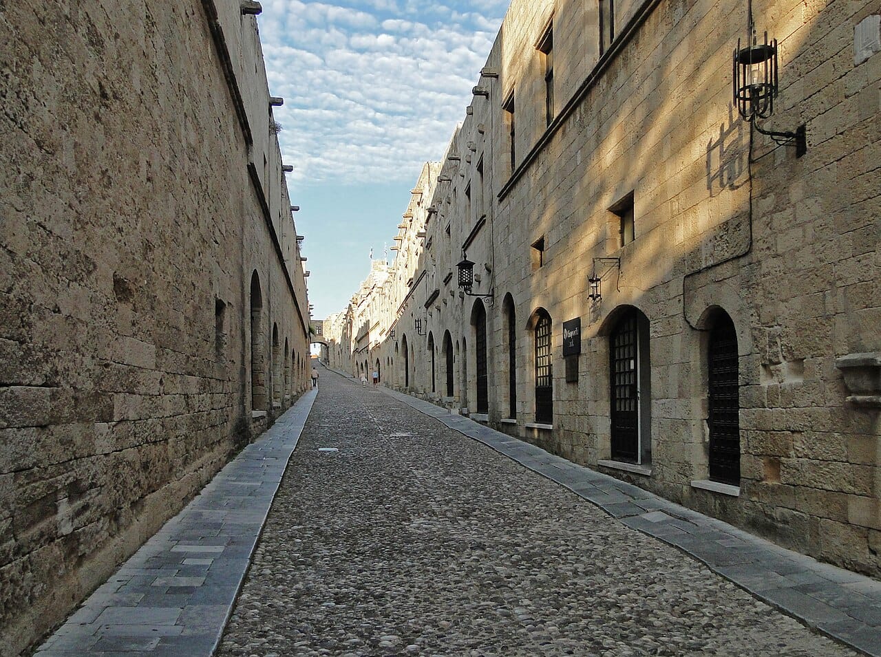 The medieval Street of the Knights, Rhodes