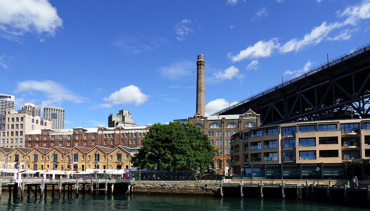 The historic Rocks district, Sydney