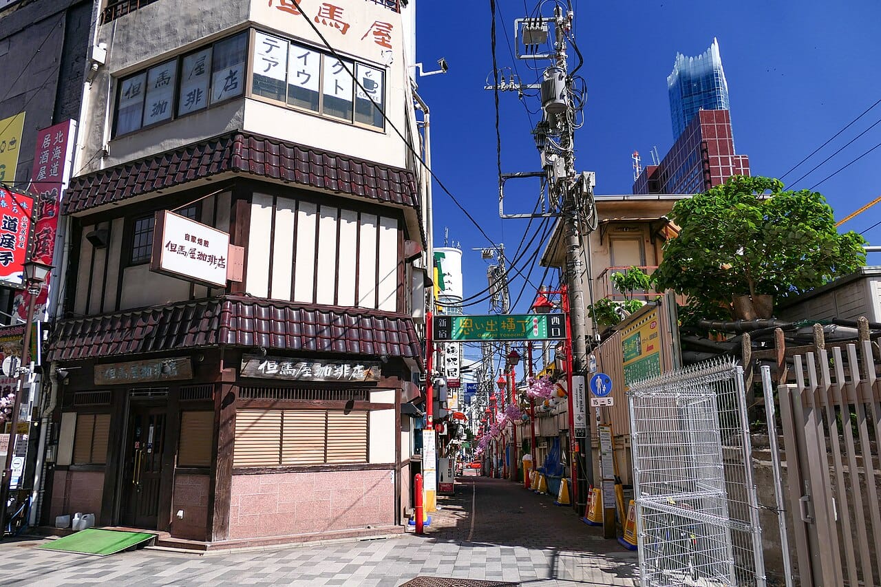 A lantern-lit izakaya alley, Tokyo