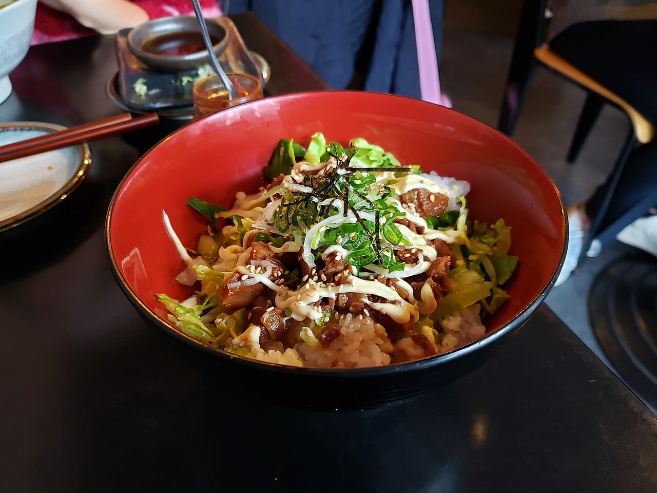 A bowl of Japanese ramen, Tokyo
