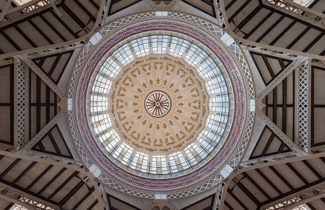 The Central Market hall, Valencia