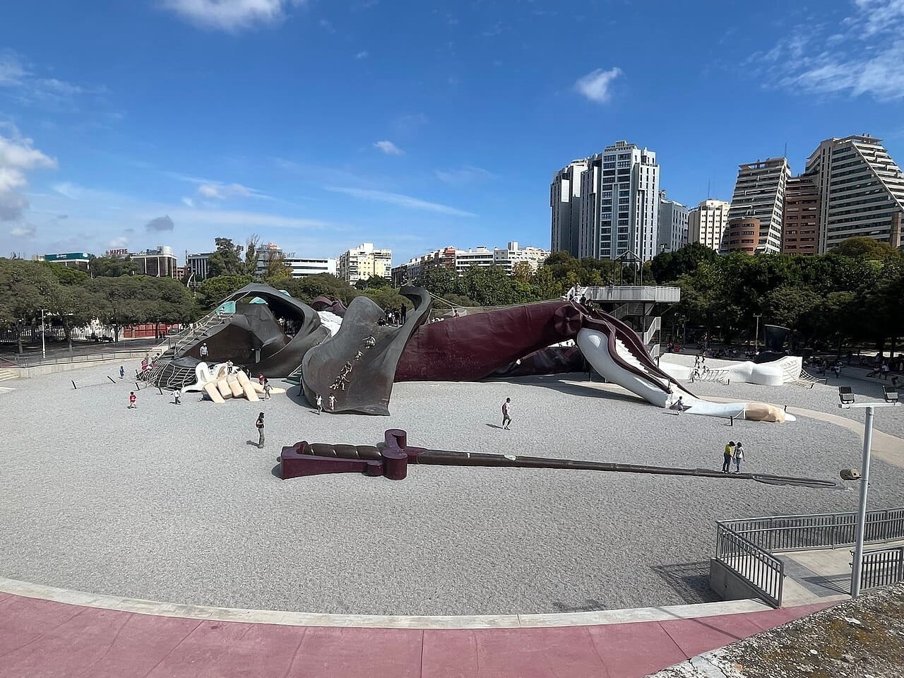 The Turia Gardens park, Valencia