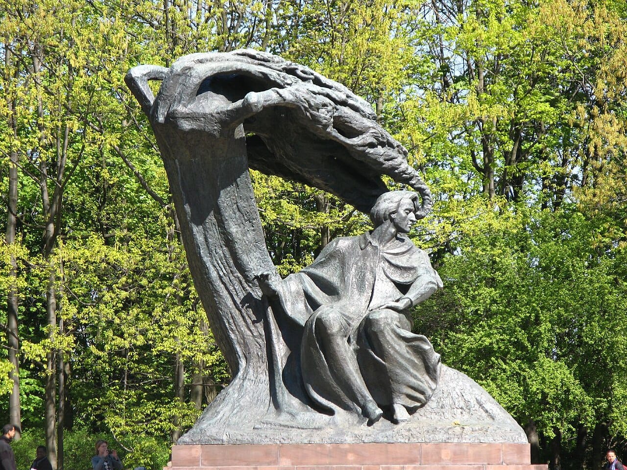Chopin monument, Łazienki Park, Warsaw